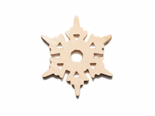 Weihnachtliche Deko - Mini Flocke 6er Pack