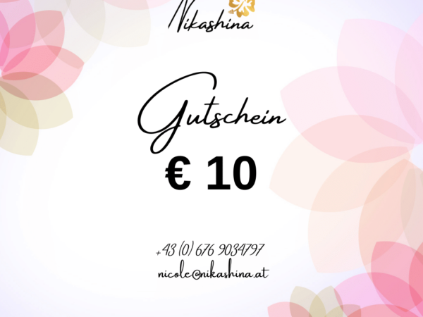 Gutschein im Wert von € 10,00